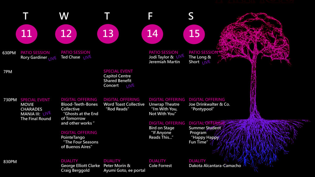 2020 Schedule Released! ON THE EDGE fringe festival