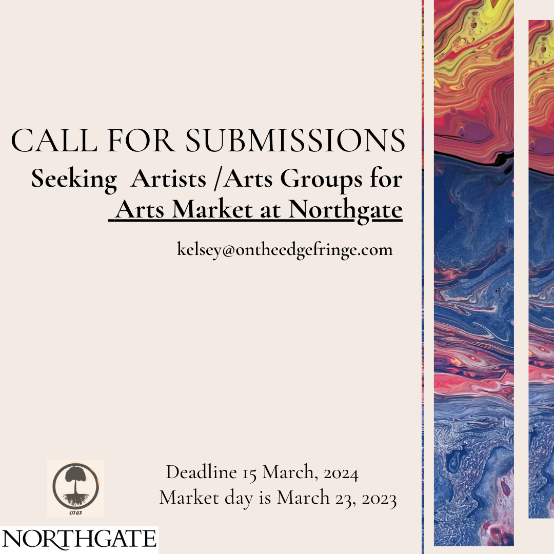 Graphic for the Northgate Arts Market Call for Submissions